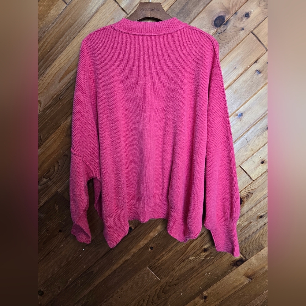 Free People Easy Street Tunic Sweater Size Medium - Picture 6 of 6